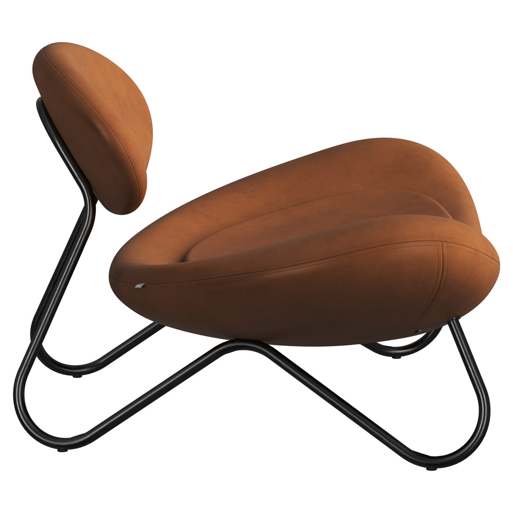 Meadow Lounge Chair - Envy, Black