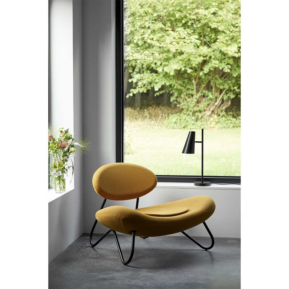 Meadow Lounge Chair - Envy, Black