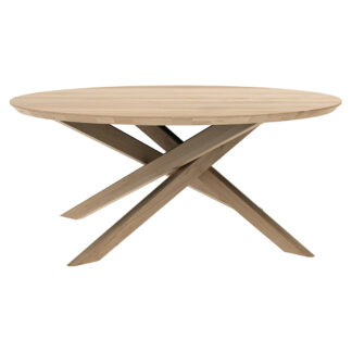 Mikado Round Coffee Table - Oak