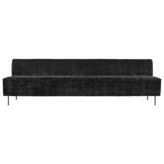 Modern Line Sofa - Black, Black