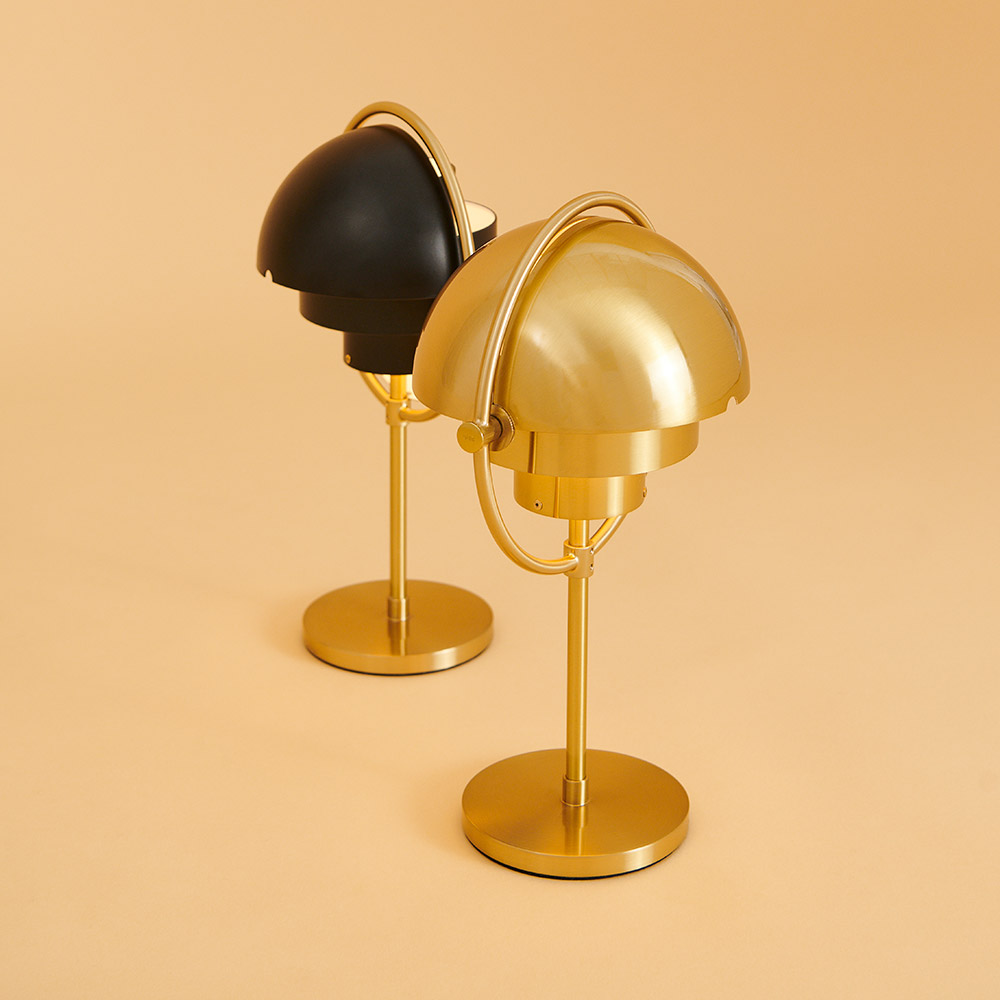 Multi-Lite Portable Table Lamp - Brass, Brass