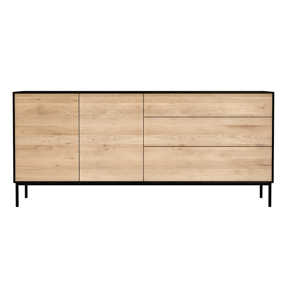 Oak Blackbird Sideboard - 2 Doors - 3 Drawers | Rouse Home