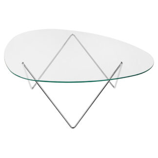 Pedrera Coffee Table - Chrome Base