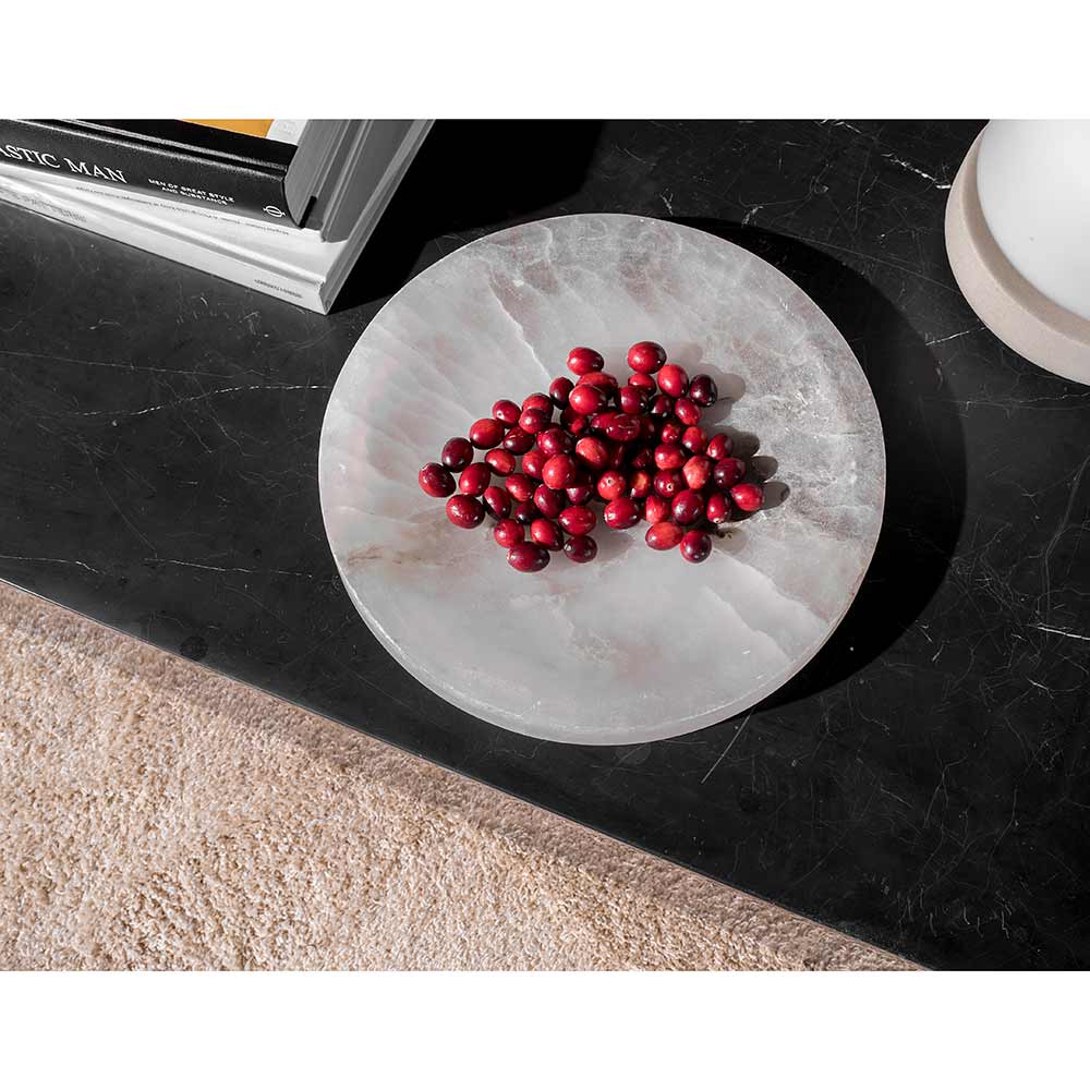 Plinth Low Marble Table Black 01 | Rouse Home