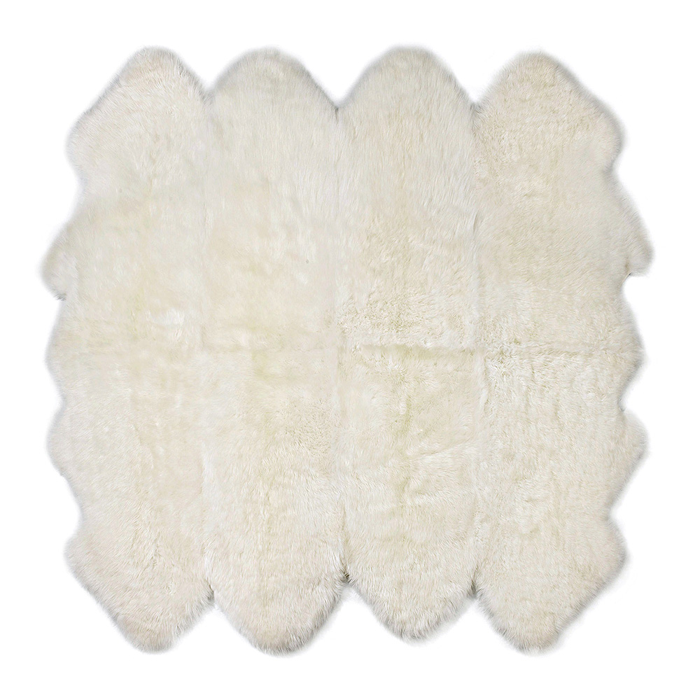 Sheepskin Octo Pelted Rug - Ivory