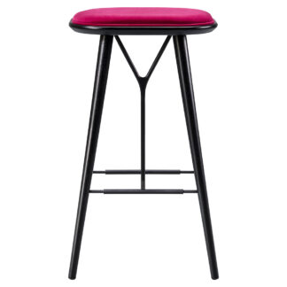 Spine Bar Stool - Harald 3, Black Lacquered Ash