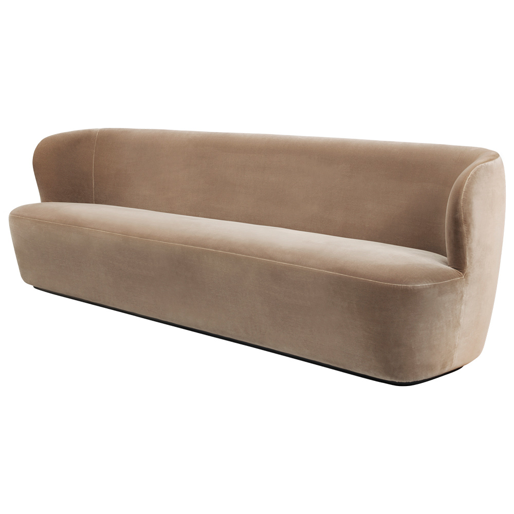 Stay Sofa - 102.36"W x 43.3"D, Black Base