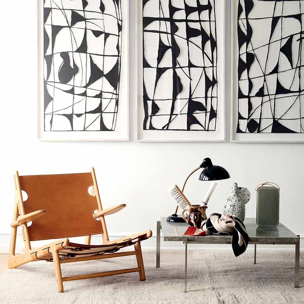 The Hunting Lounge Chair - Natural Leather | Rouse Home