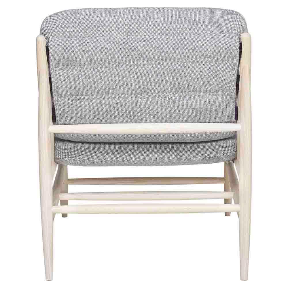 Von Lounge Chair - Gray Fabric Cushion, Natural Ash Frame | Rouse Home