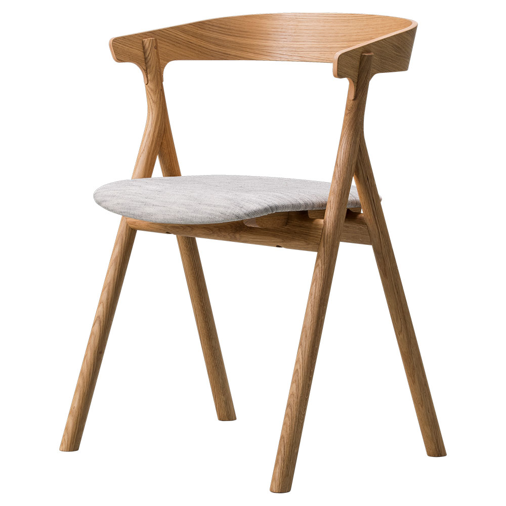 Yksi Dining Chair - Canvas 2, Oiled Oak | Rouse Home
