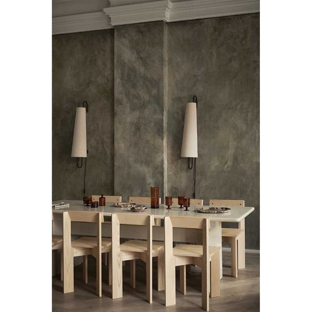 Ancora Wall Lamp - Natural, Black