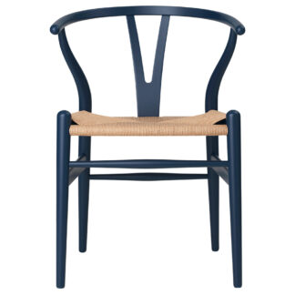 CH24 Wishbone Dining Chair - Blue