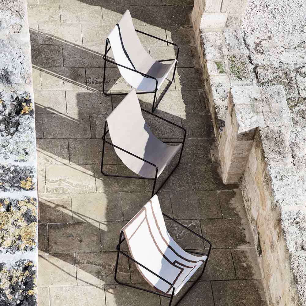 Desert Lounge Chair - Black, Soil
