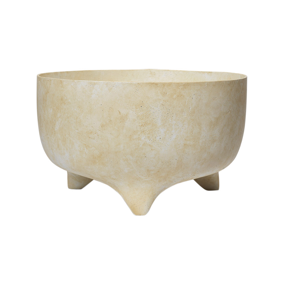 Evoke Pot Low - Warm Sand