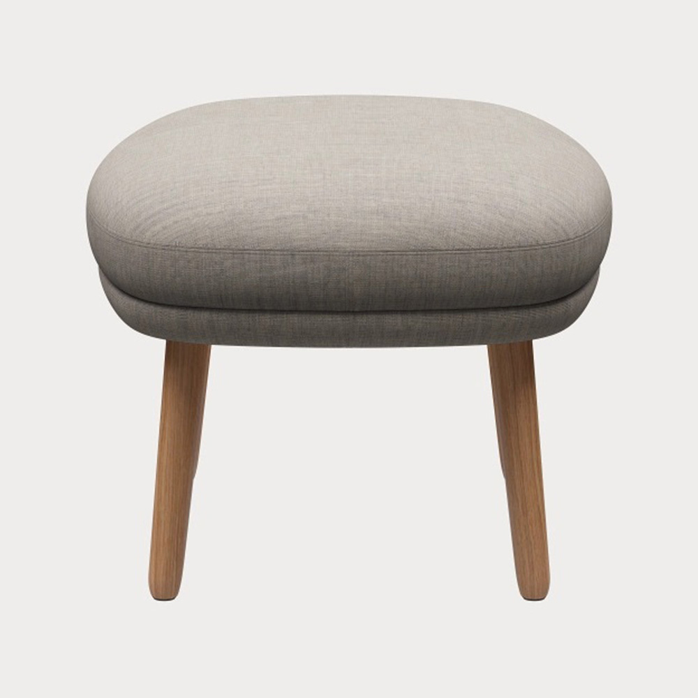 Fri Footstool - Solid Oak Legs | Rouse Home