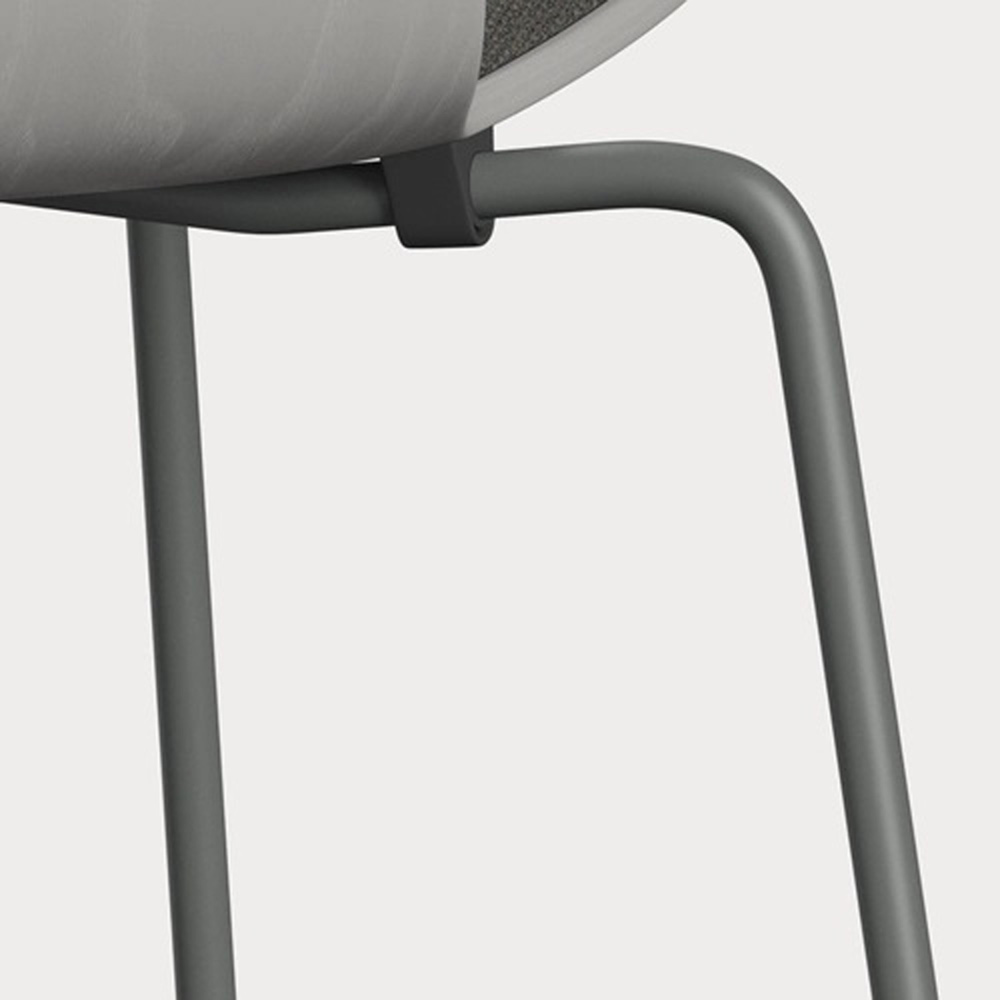 Grand Prix Front Upholstered Chair - Colored Ash, Steel Base | Rouse Home