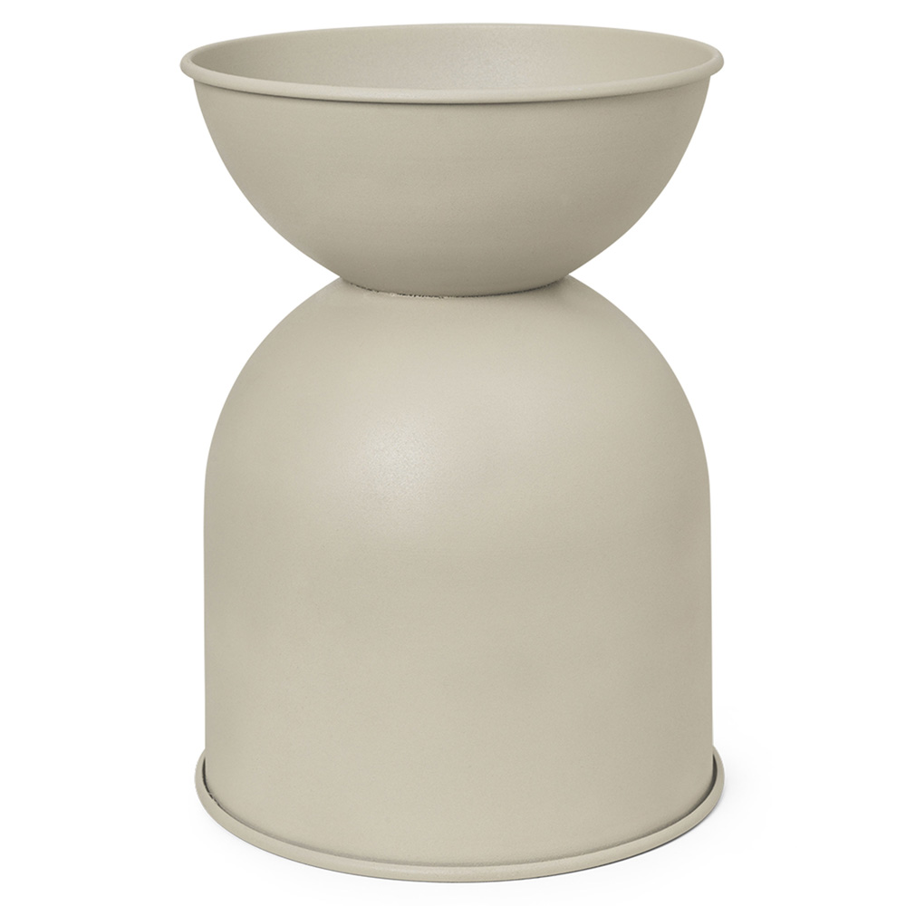 Hourglass Pot Large - Cashmere