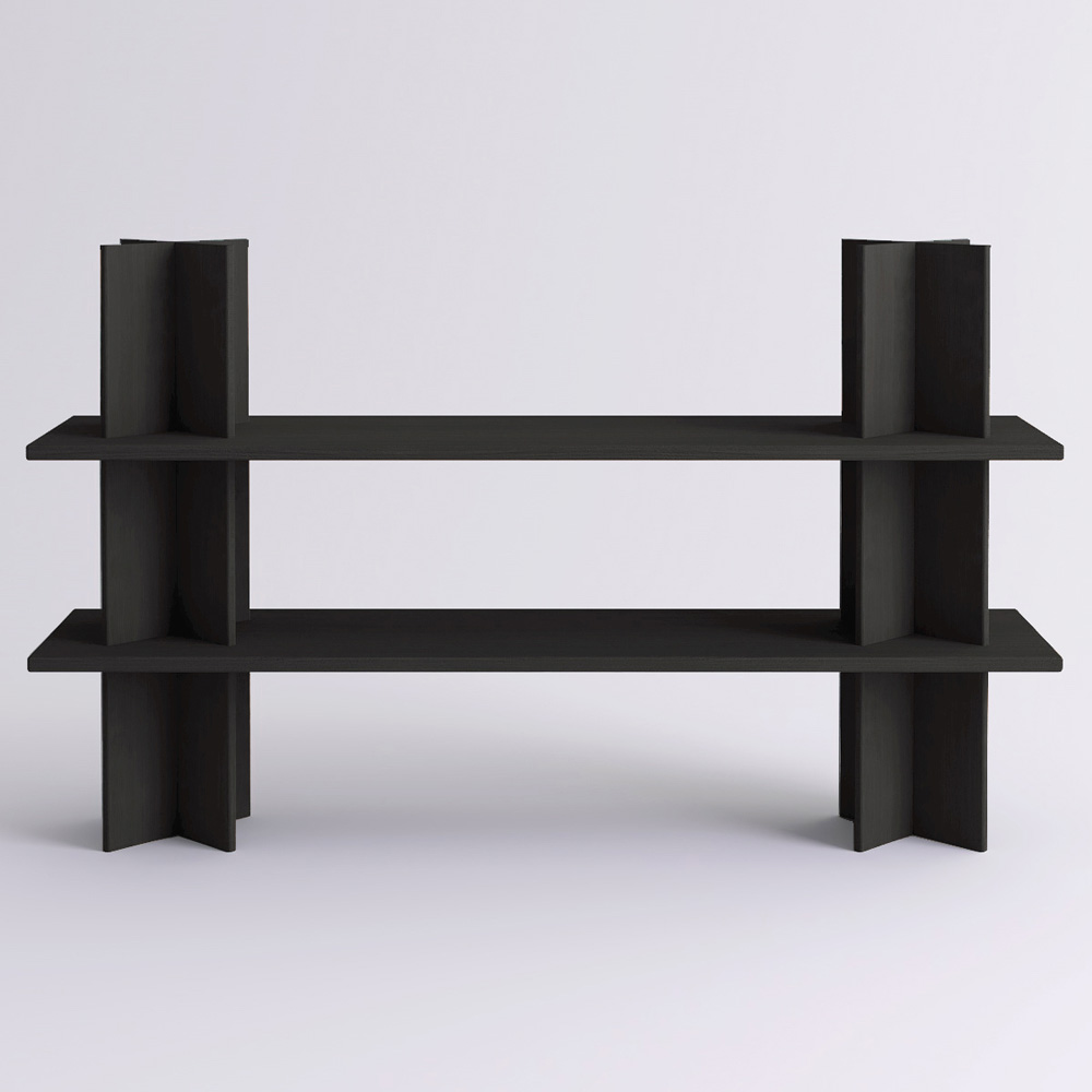 Monument Shelving System 77"W x 46"H - Wood
