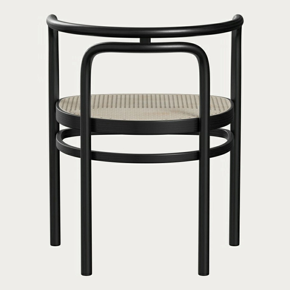 PK15 Armchair - Black Colored Ash