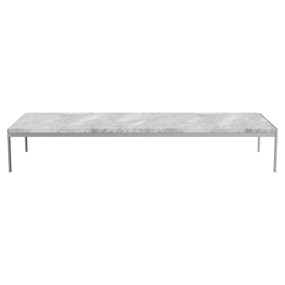 PK63 Coffee Table - Marble, Gray/White