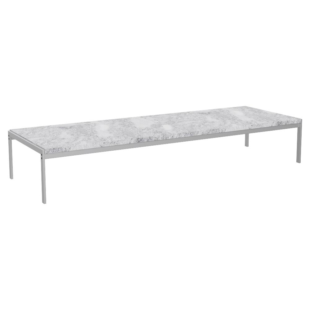 PK63 Coffee Table - Marble, Gray/White