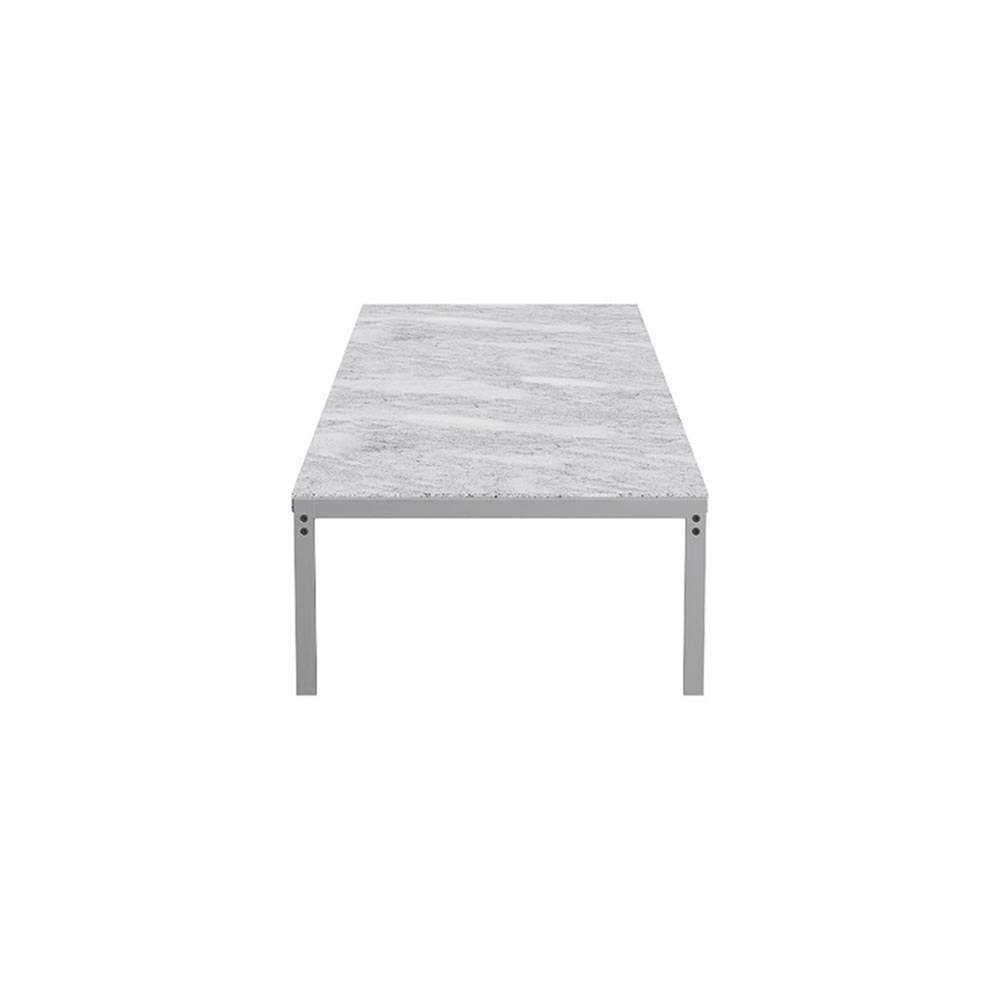 PK63 Coffee Table - Marble, Gray/White
