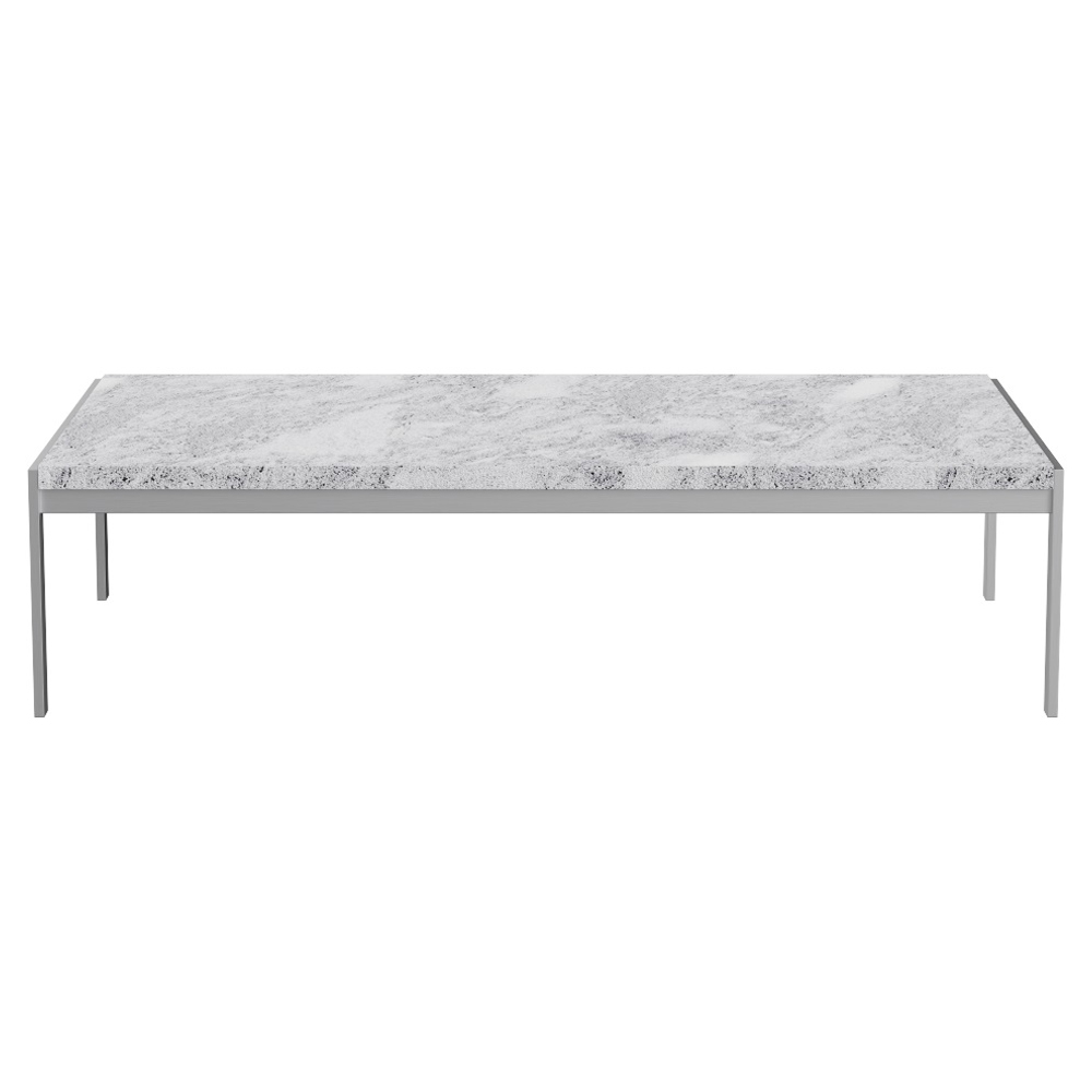 PK63A Coffee Table - Marble, Gray/White