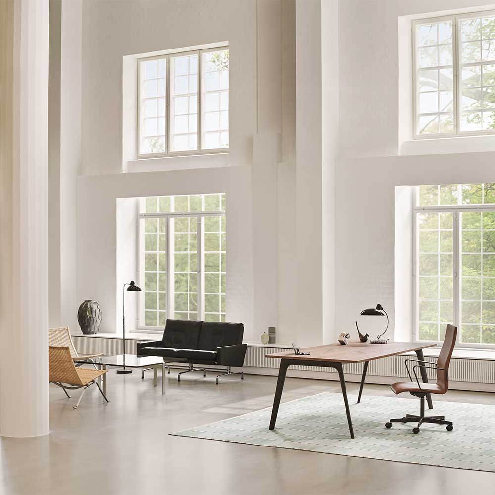 PK65 Coffee Table - Marble, Gray/White