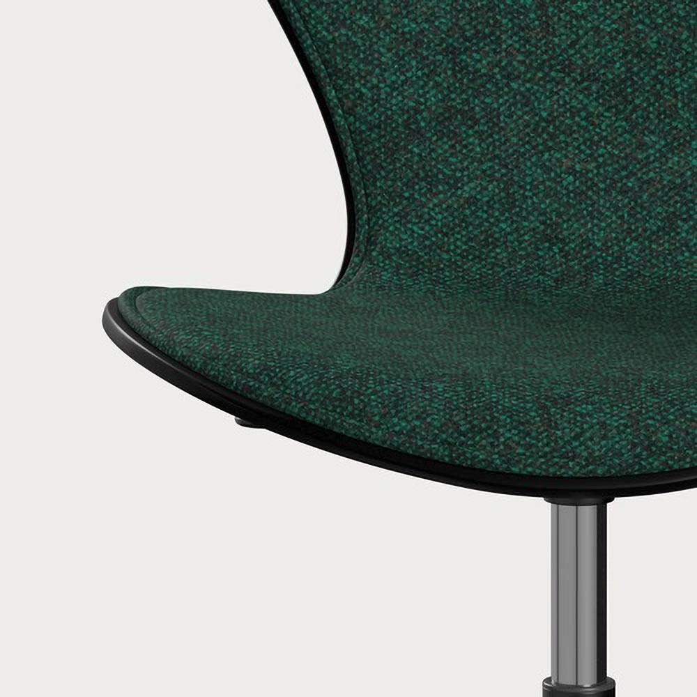 Series 7 Front Upholstered Swivel Chair Lacquered 6 | Rouse Home