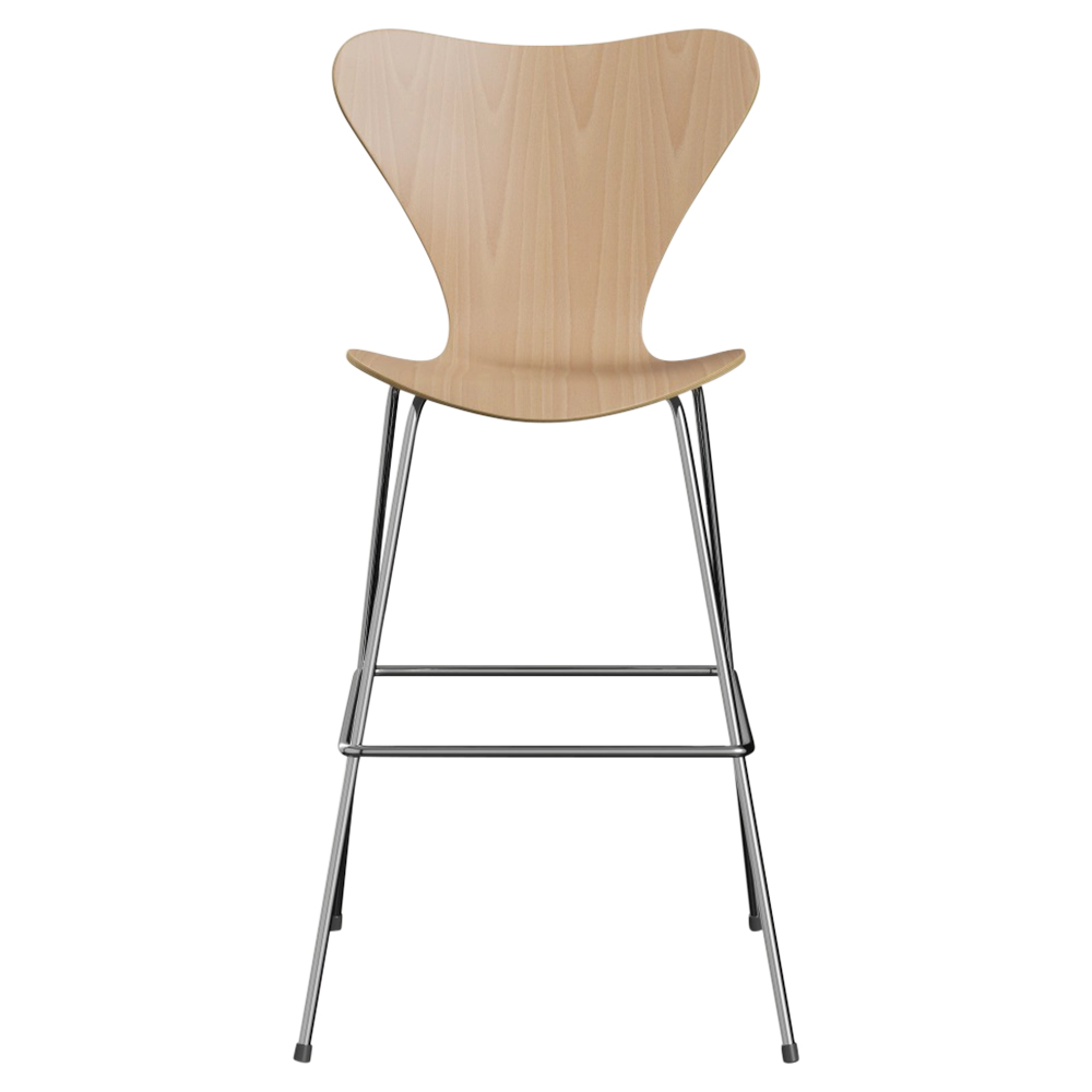 Series 7 Unupholstered Bar Counter Stool Natural Veneer 1 | Rouse Home