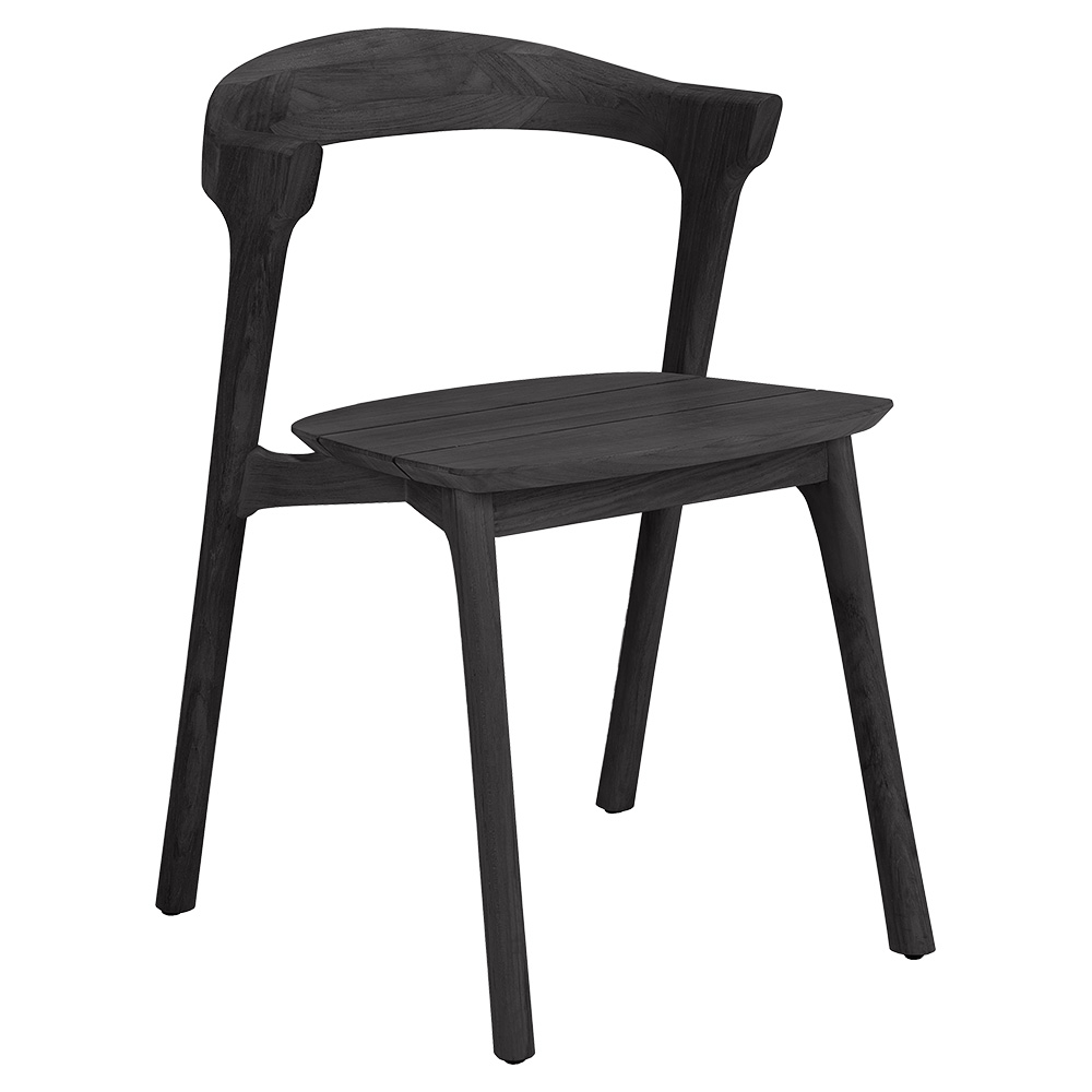 Bok Outdoor Dining Chair -  Black Teak