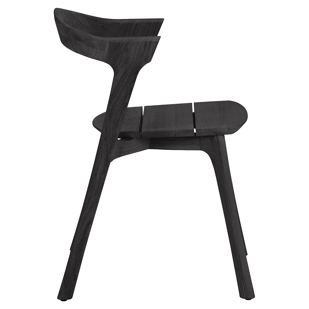 Bok Outdoor Dining Chair -  Black Teak