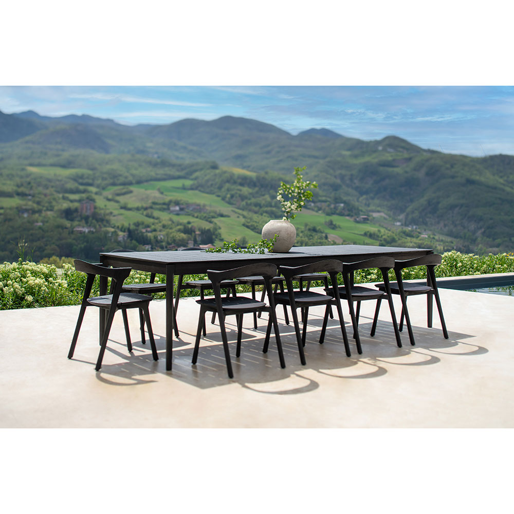Bok Outdoor Dining Chair -  Black Teak