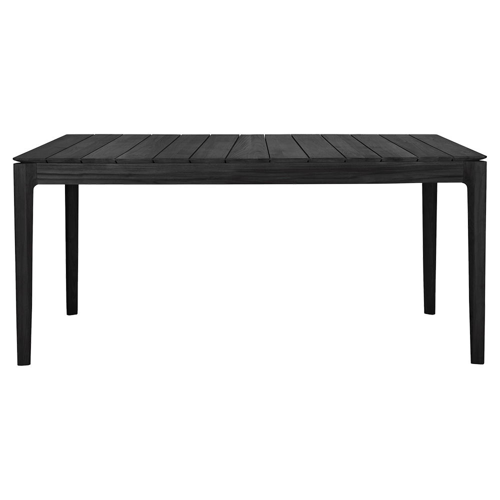 Bok Outdoor Dining Table - Black Teak