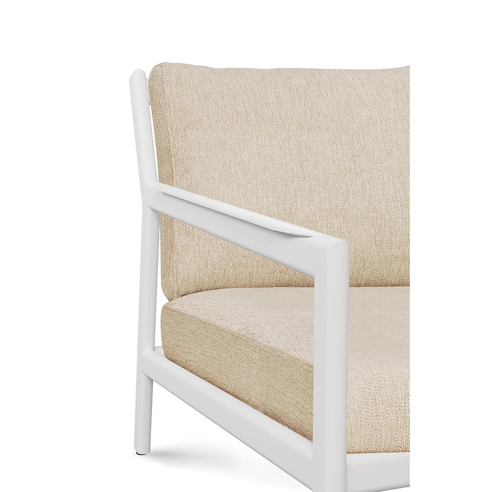 Jack Outdoor 2 Seater Sofa - Aluminum, Natural