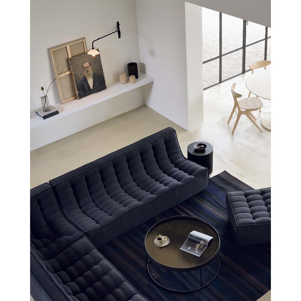 N701 Footstool Modular Sofa Graphite 7 | Rouse Home