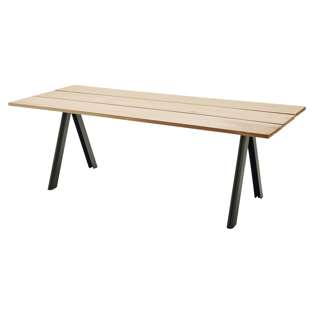 Overlap Outdoor Dining Table - Hunter Green