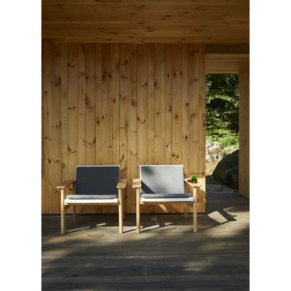 Pelagus Outdoor Lounge Chair Cushion - Charcoal