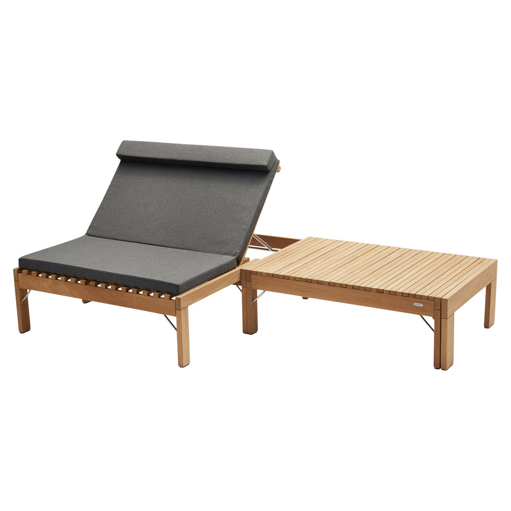 Riviera Outdoor Lounge Cushion - Charcoal