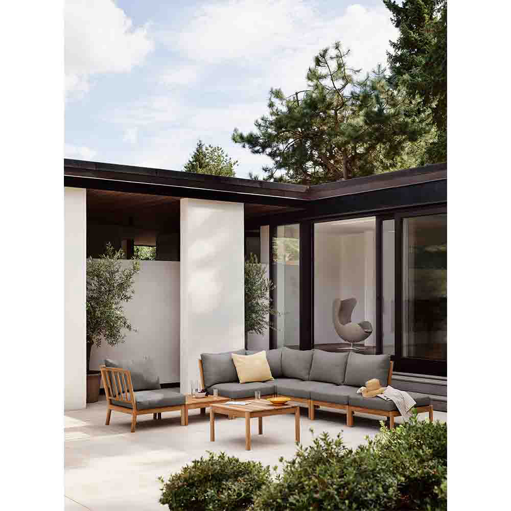 Tradition Outdoor Spacer Module - Teak, Charcoal