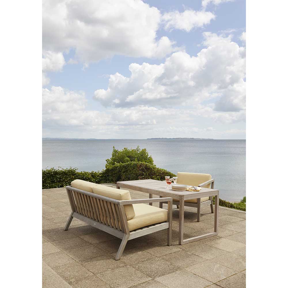 Virkelyst Outdoor Lounge Chair - Golden Yellow Stripe