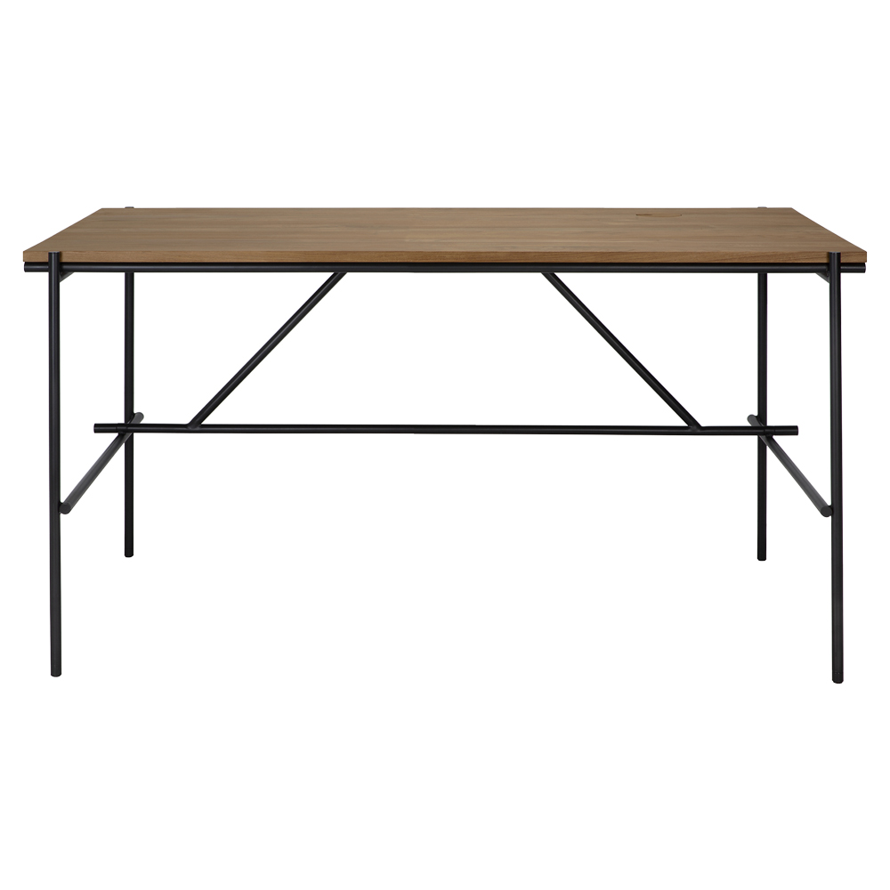 Oscar Desk - Teak, With Cable Management