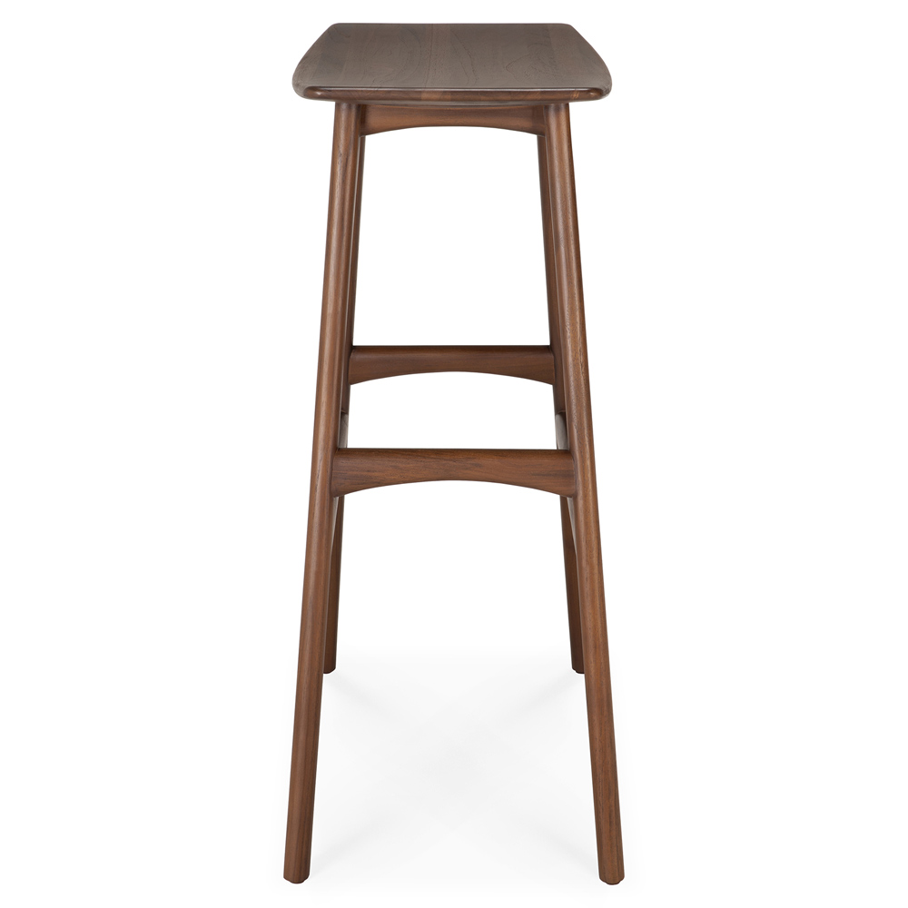 Osso Bar Stool - Brown Teak