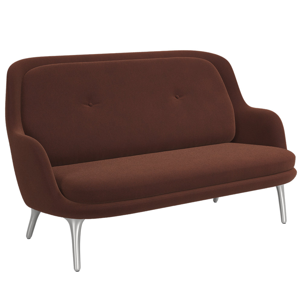 Fri Sofa - Brushed Aluminum Legs