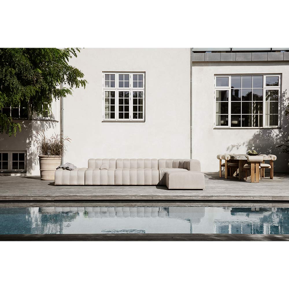 Hippo Outdoor Dining Chair - Savane Coconut