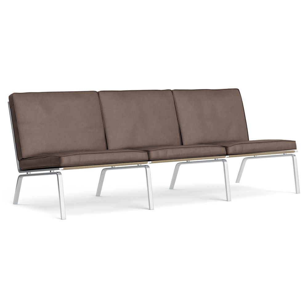 Man 3 Seater Sofa Dunes Leather Dark Brown 21001 2 | Rouse Home