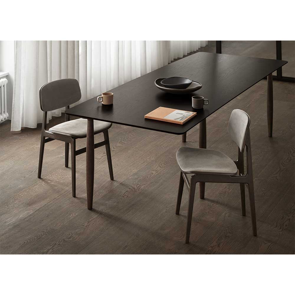 Ny11 Front Upholstered Dining Chair Light Smoked Oak Dunes Leather Camel 21004 3 | Rouse Home
