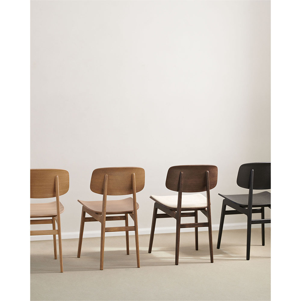 Ny11 Front Upholstered Dining Chair Light Smoked Oak Dunes Leather Camel 21004 6 | Rouse Home