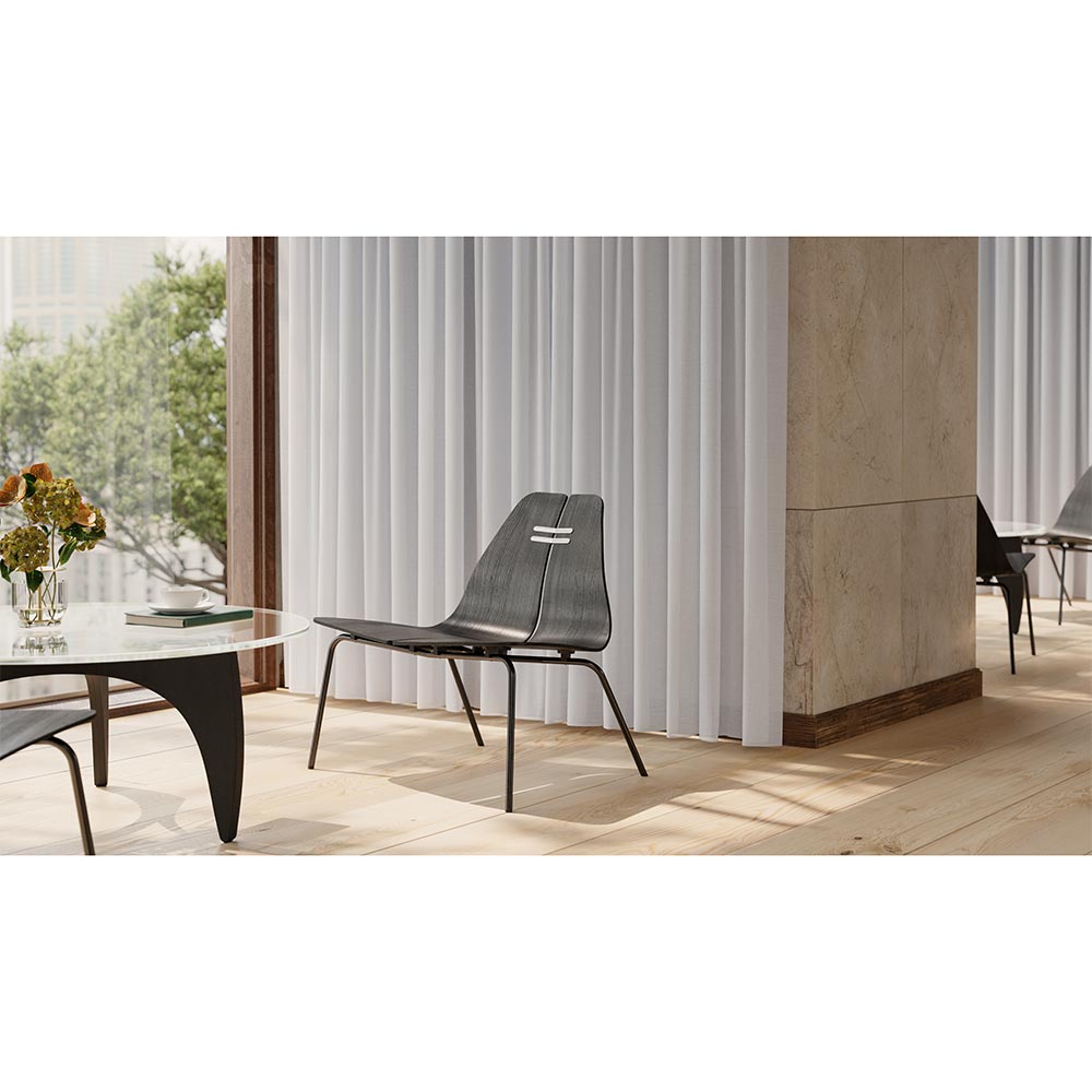 Pk23 Lounge Chair Black Colored Ash Black Powder Coated Steel2 | Rouse Home