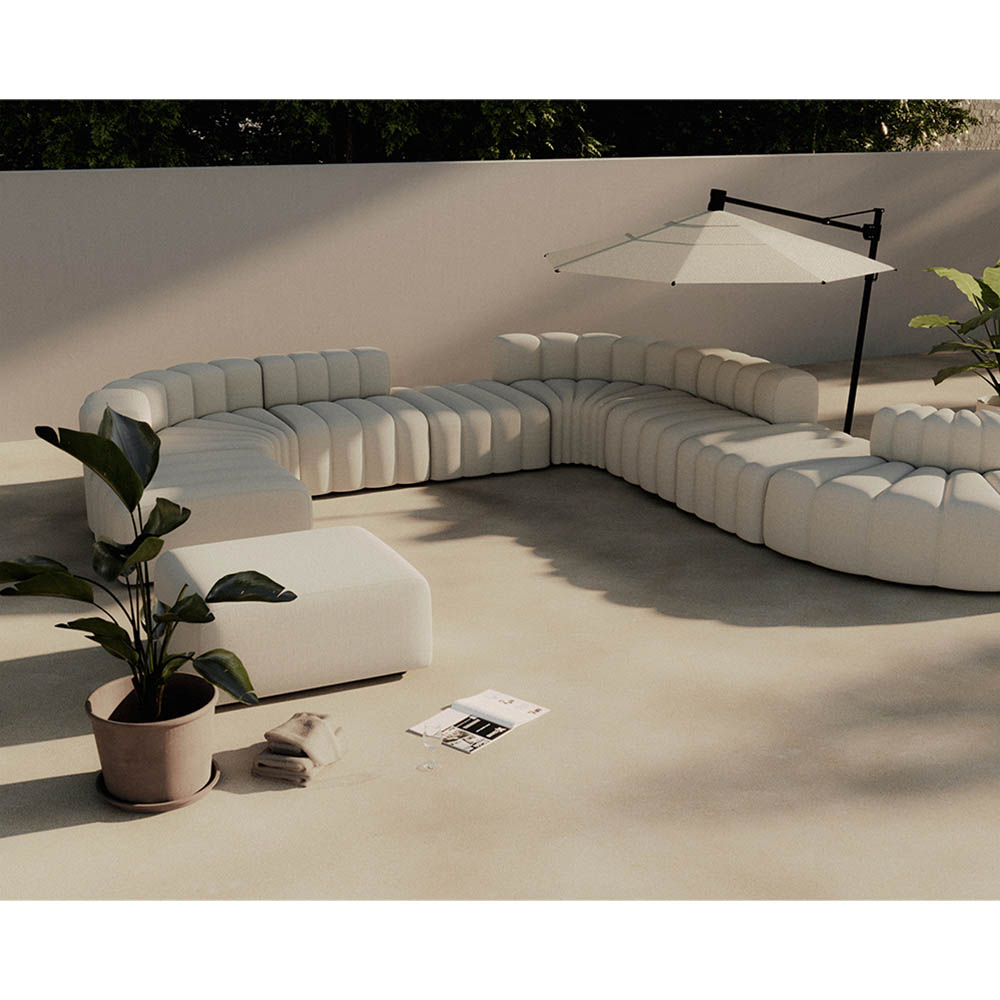 Studio Outdoor Sofa Setup 1 Savane Whisper 7 | Rouse Home
